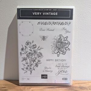 Stampin’ Up! Very Vintage Clear-Mount Stamp Set